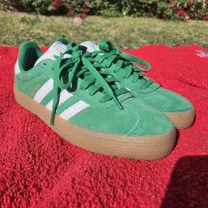 Green Adidas Gazelle 7 men